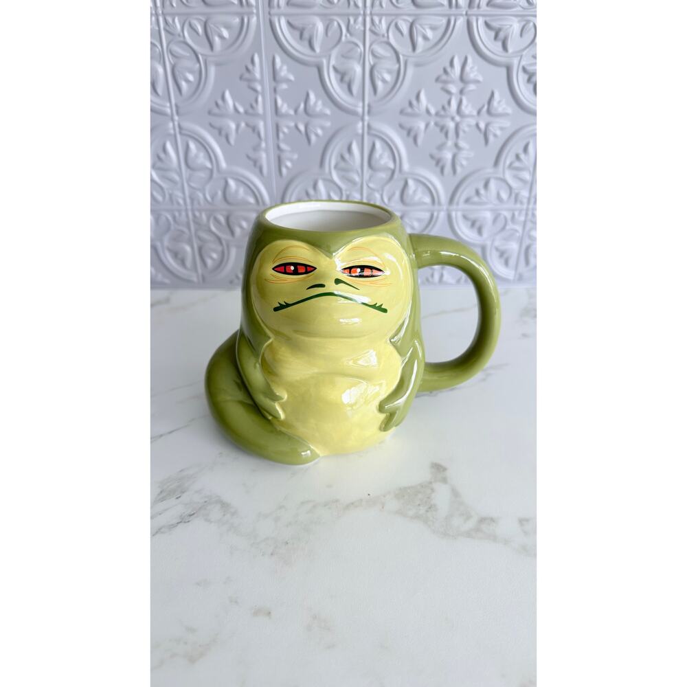 Silver Buffalo Star Wars Jabba The Hutt Shaped Coffee Ceramic Mug 20oz NEW